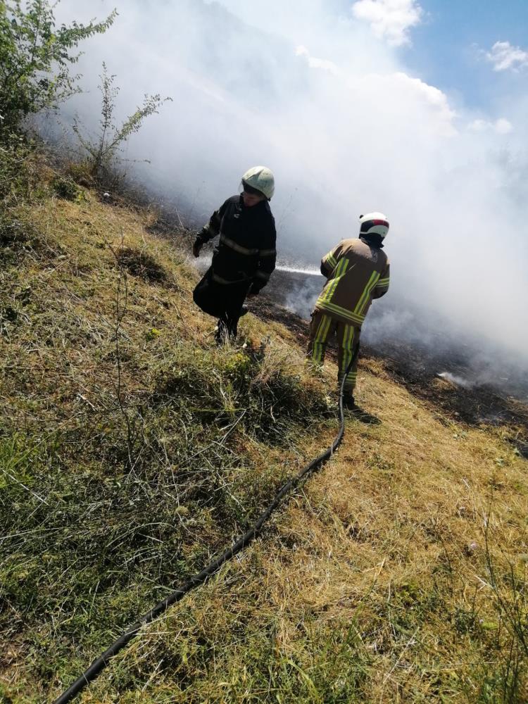 Mustafakemalpaşa’da orman yangını